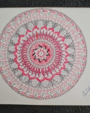 Sodalite Mandala - Mandala painting - Kamlesh - 03