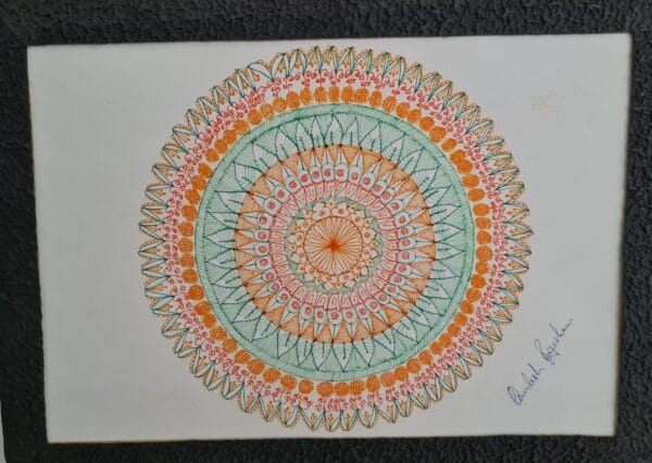 Malachite Mandala - Mandala painting - Kamlesh - 19