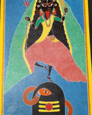 Kaali Maa - Madhubani painting - Renu Singh