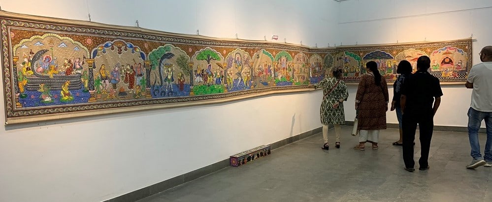 विश्व की सबसे लम्बी पट्टचित्र पेंटिंग- Worlds Longest Pattachitra Painting-03