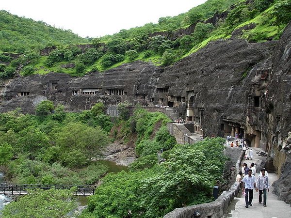 Indian Arts In Ajanta Caves - International Indian Folk Art Gallery