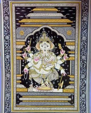 Ganesha 2 - Pattachitra painting - Siba Mohanty - 10