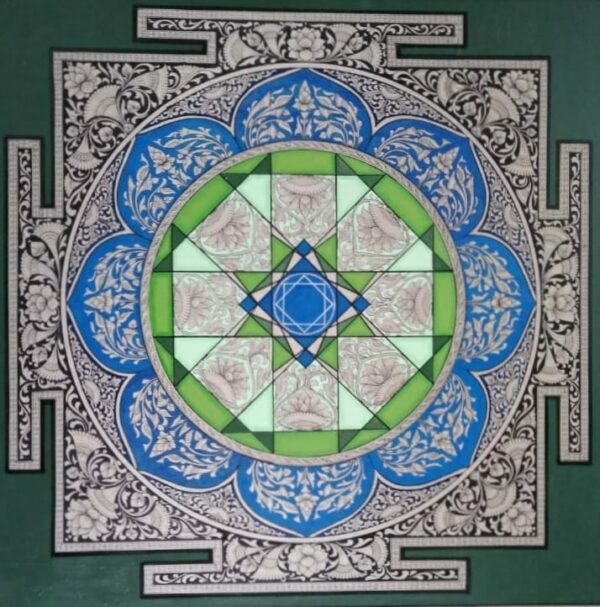 Kuber Yantra - Pattachitra painting - Siba Mohanty - 20