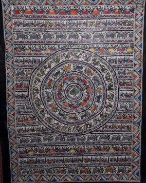 Mandala #1 - Madhubani painting - Urmila Devi