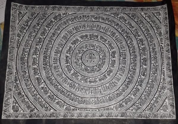 Mandala #2 - Madhubani painting - Urmila Devi