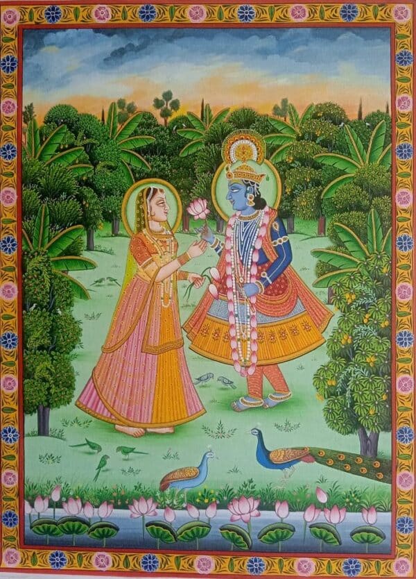 Radha Krishna - Pichwai painting - Daulatram - 21