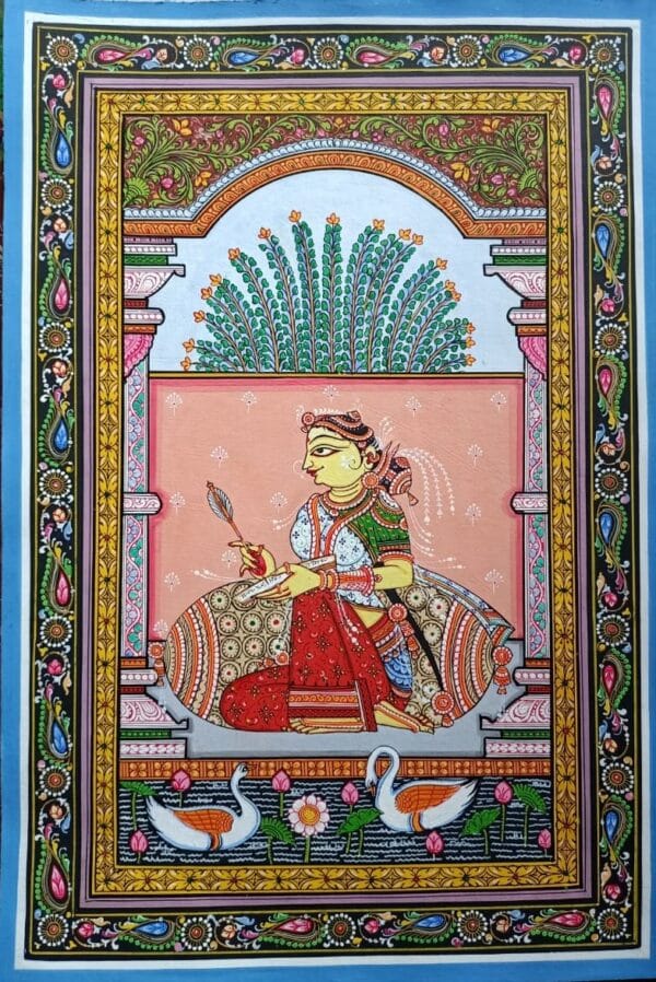 Shree Radha - Pattachitra painting - Siba Mohanty - 18