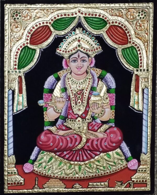 Anapoorni Tanjore Painting 12 x 15