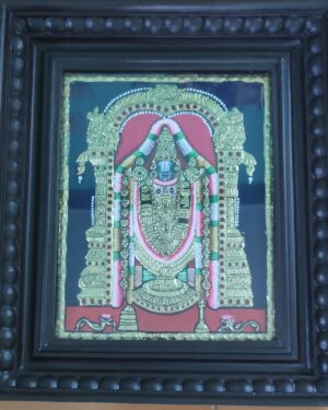 Balaji Tanjore Painting 12 x 15 with Frame