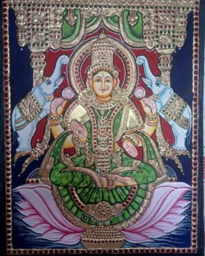 GajaLakshmi 2 Tanjore Painting 18 x 24