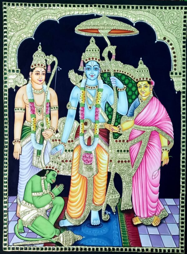 Kodanda Rama Tanjore Painting 18 x 24