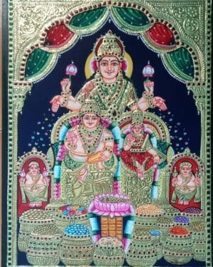 Lakshmi Guberan Tanjore Painting 18 x 24