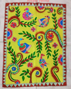 Birds on a branch - Madhubani - Antra - 43