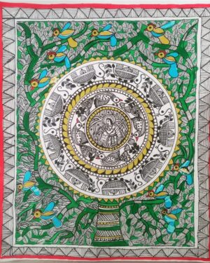 Tree of Life - Madhubani painting - Smriti Srivastava - 04