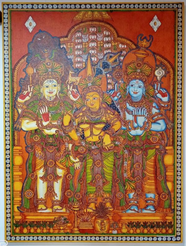 Parvathi Swayamvaram - Kerala Mural - Shivadas - 02