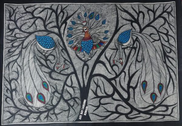 Tree of Life - Madhubani painting - Laxmikumari - 13