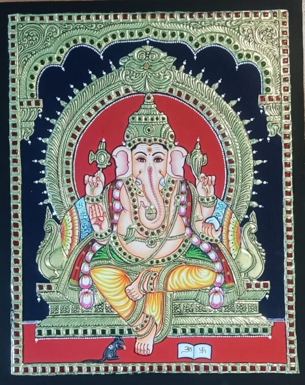 Vinaygar Tanjore Painting 12 x 15