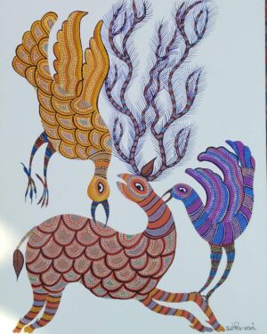 Bhil Pithora Painting - Gloriya - 03