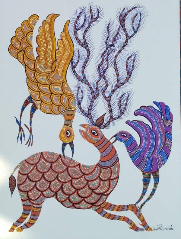 Bhil Pithora Painting - Gloriya - 03