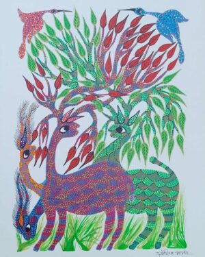 Bheel Pithora Painting - Gloriya - 09