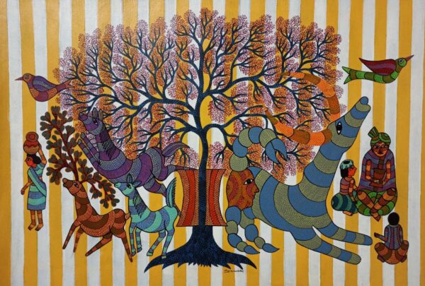 Gond Painting - Ravi Kumar - 12