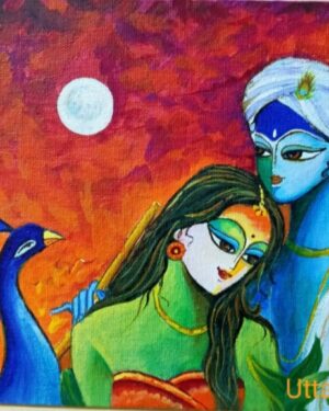 Radha Krishna #2 - Indian Art - Uttara Saha - 12