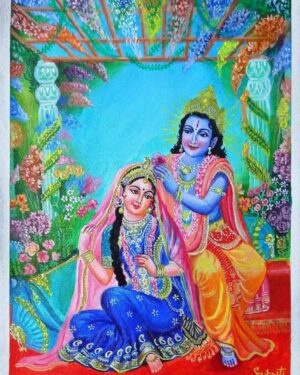 Radha Krishna - Indian Art - Supriti - 04