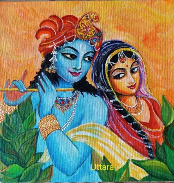 Radha Krishna - Indian Art - Uttara Saha - 01