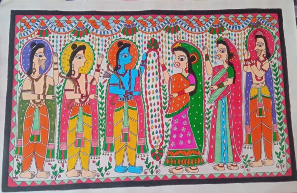 Ram Sita Jaimala - Madhubani - Antra - 64