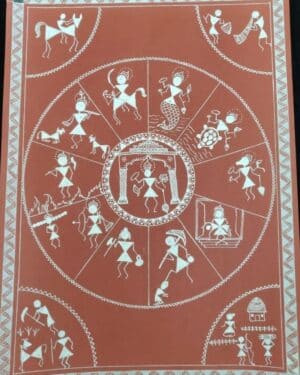 Dashavatar - Warli painting -S0nal Vidhani