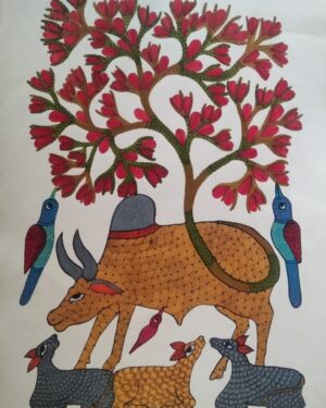 Gond Art - Santoshi Shyam - 01