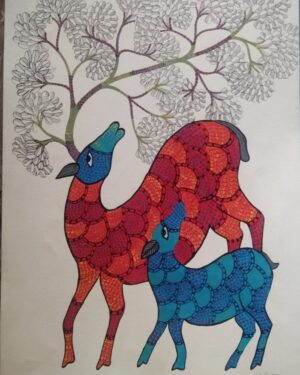 Gond Art - Santoshi Shyam - 02