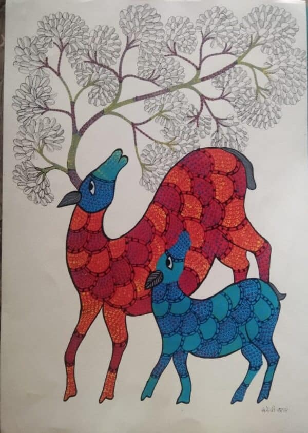 Gond Art - Santoshi Shyam - 02