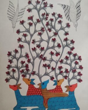 Gond Art - Santoshi Shyam - 03