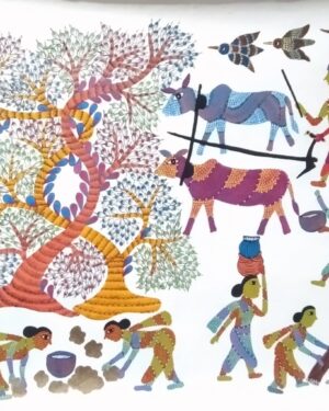 Gond Art - Santoshi Shyam - 04