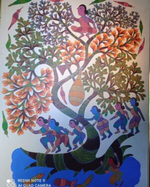 Gond Art - Santoshi Shyam - 05