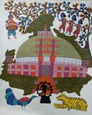 Gond Art - Santoshi Shyam - 10