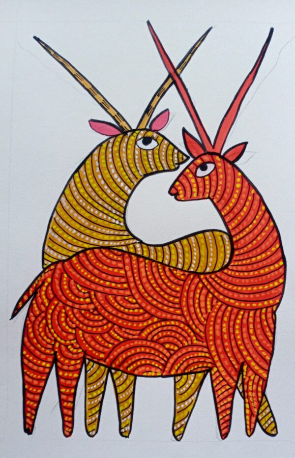 Gond Painting - Hemaraj - 01