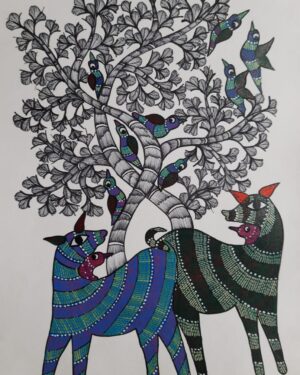 Gond Painting - Hemaraj - 03