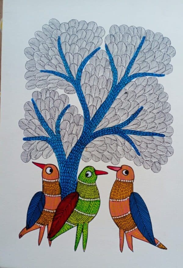 Gond Painting - Hemaraj - 05