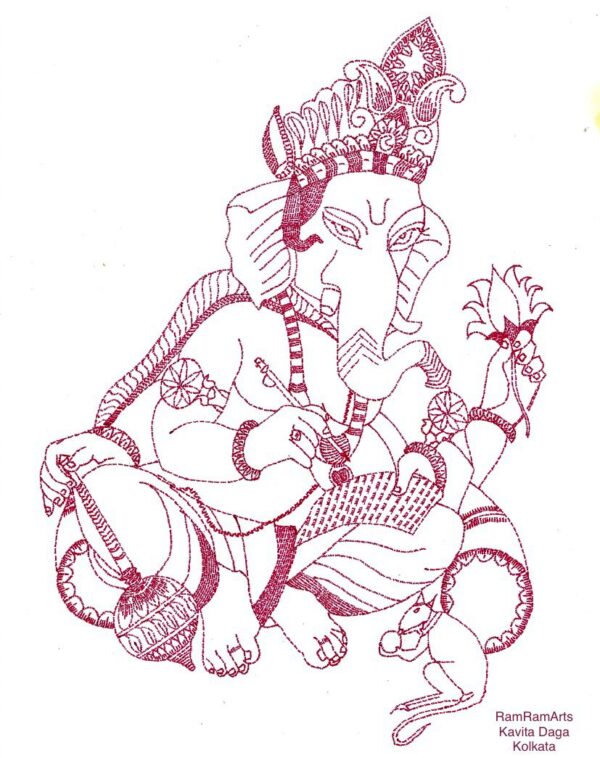 Lord Ganesha - Indian Art - Kavita Daga - 02