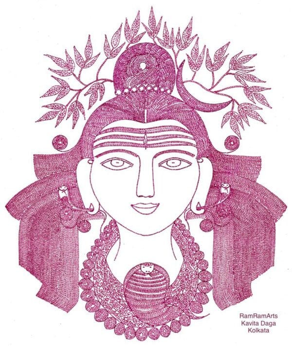 Mahadev - Indian Art - Kavita Daga - 07