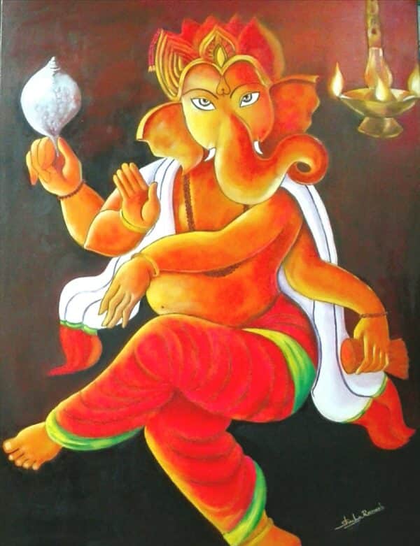 Ganesha - Indian Art - Sheela - 02