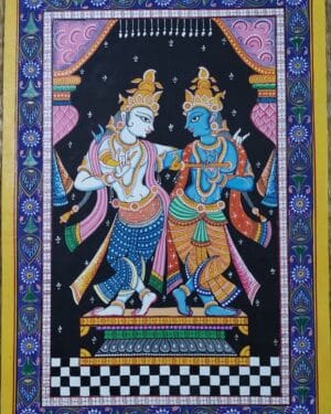 Krishna and Balaram - Pattachitra - Kanhu Bisoi - 09