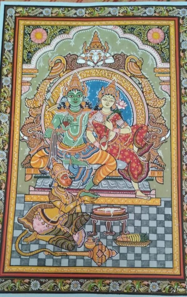 Ram Chandra Abishek Utsav - Pattachitra painting - Somnath Nayak - 01