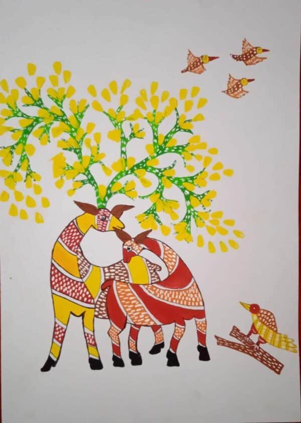 Gond Painting - Pragati - 08