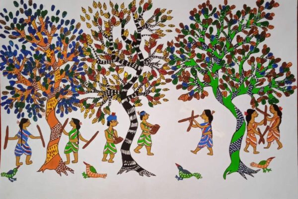 Gond Painting - Pragati - 09