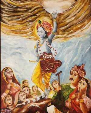 Govardhan - Indian Art - Vandana Rajan - 02