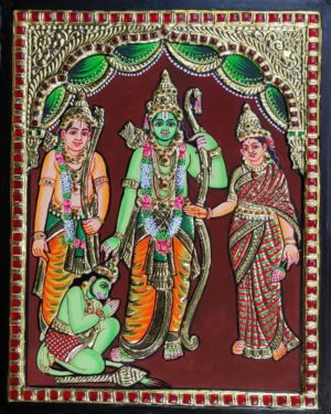 Kodanda Ramar Genuine Traditional Tanjore Painting