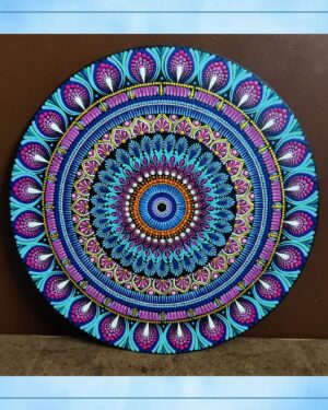 Pink and Blue - Mandala Art - Nisha - 44